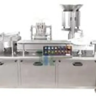 Commercial Automatic Liquid Vial Filling & Rubber Stoppering Machine